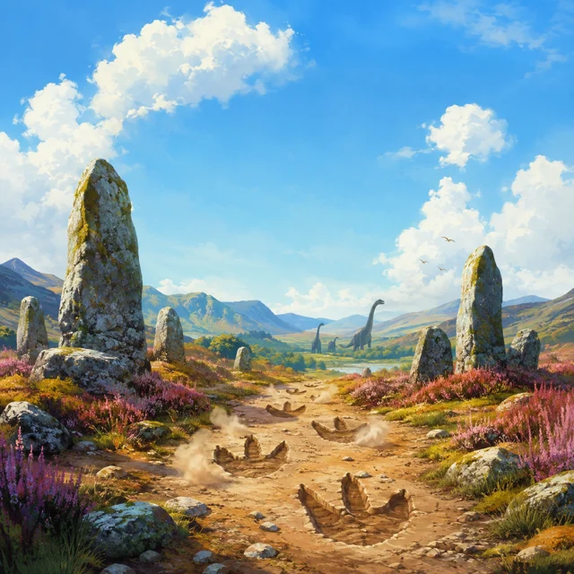 A woodland clearing in Adventure Valley