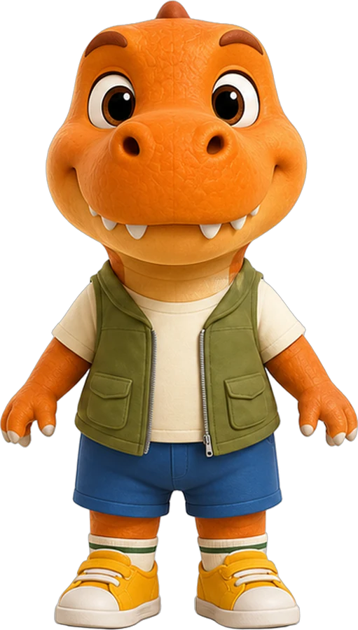 Rex grins, ready to tell one.